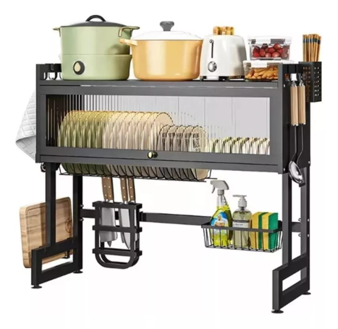 Escurridor Platos Cocina tapa Vidrio